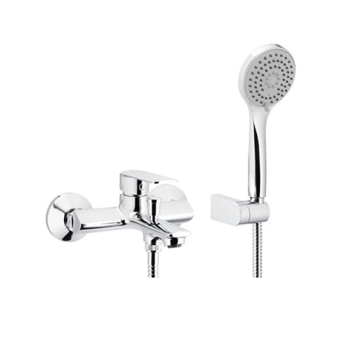 KFA AGAT zestaw natryskowy z baterią, chrom