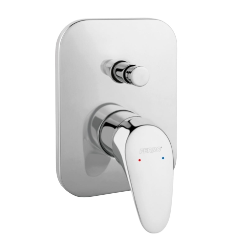 FERRO ONE bateria natryskowa natynkowa, chrom