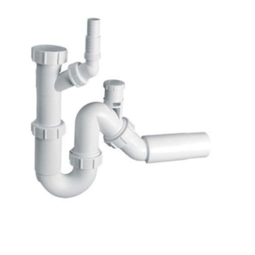 MCALPINE syfon zlewozmywakowy rurowy TP31VW50