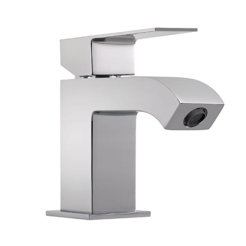 TRES CUADRO bateria umywalkowa stojąca, chrom