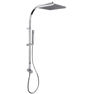 TRES CUADRO zestaw natryskowy z deszczownicą, chrom 