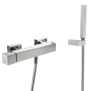 TRES CUADRO bateria natryskowa naścienna, chrom 