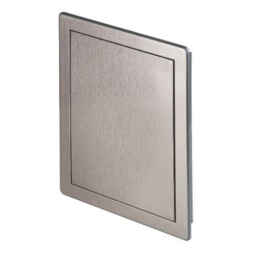 AWENTA Drzwiczki rewizyjne plastikowe srebrne 15 x 15cm DT10SR