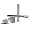 TRES CUADRO EXCLUSIVE bateria wannowo-natryskowa nawannowa, chrom