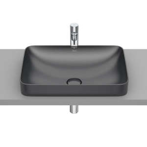 ROCA INSPIRA ROUND umywalka wpuszczana w blat 55 cm, onyx