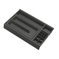 ELITA M40 organizer modułowy 24 cm, antracyt mat