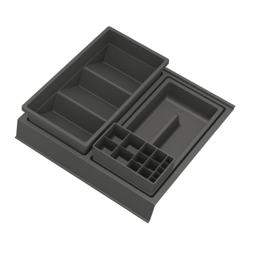 ELITA L35 organizer modułowy 31 cm, antracyt mat