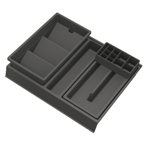 ELITA L40 organizer modułowy 31 cm, antracyt mat