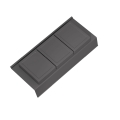 ELITA S35 organizer modułowy 15 cm, antracyt mat