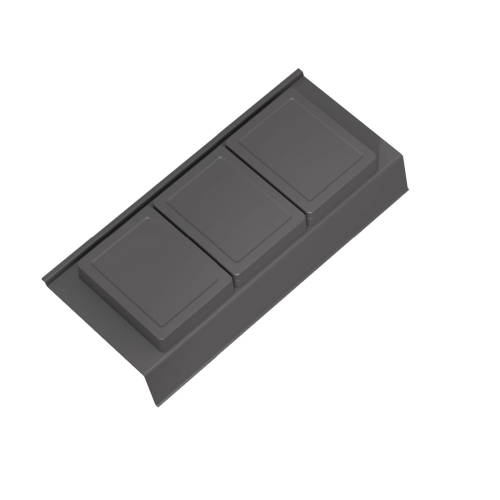 ELITA S35 organizer modułowy 15 cm, antracyt mat