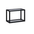 ELITA FOR ALL konsola łazienkowa wisząca czarna 40 cm