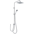 TRES zestaw natryskowy z deszczownicą, chrom