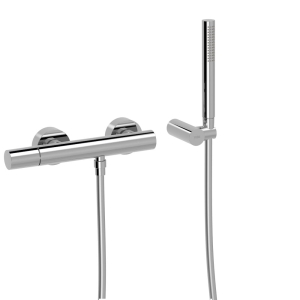 TRES STUDY EXCLUSIVE bateria natryskowa naścienna, chrom