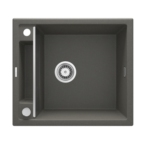 DEANTE MAGNETIC zlewozmywak granitowy, antracyt 56 cm