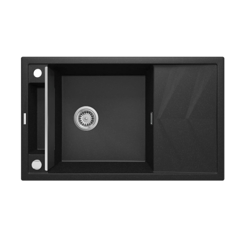 DEANTE MAGNETIC zlewozmywak granitowy, grafit 82 cm