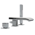 TRES CUADRO EXCLUSIVE bateria wannowo-natryskowa nawannowa, chrom