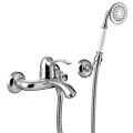TRES CLASIC EXCLUSIVE bateria wannowo-natryskowa naścienna, chrom