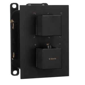 DEANTE BOX bateria wannowo-natryskowa podtynkowa, czarny 