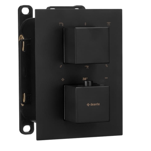 DEANTE BOX bateria wannowo-natryskowa podtynkowa, czarny