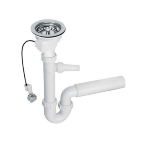 MCALPINE syfon zlewozmywakowy rurowy HC7+PUS113-CP