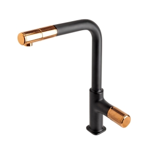 NOBLESS ARDESIA bateria kuchenna stojąca czarny mat