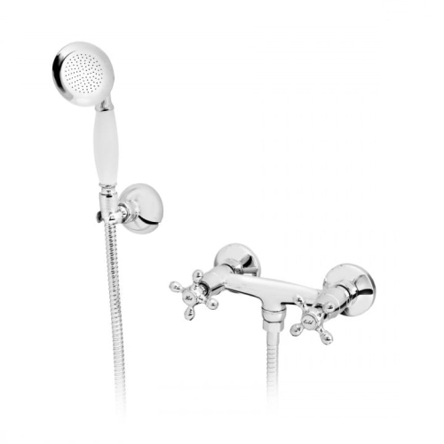 FDESIGN LACRIMA bateria natryskowa naścienna chrom