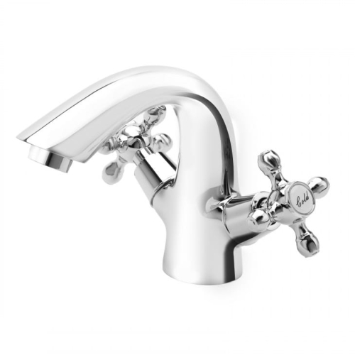 FDESIGN LACRIMA bateria umywalkowa stojąca chrom