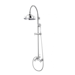 FDESIGN LACRIMA zestaw natryskowy z deszczownicą chrom