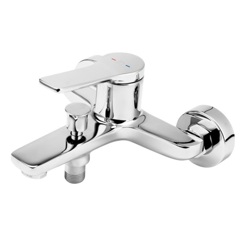 FDESIGN SEPPIA bateria wannowo-natryskowa naścienna chrom