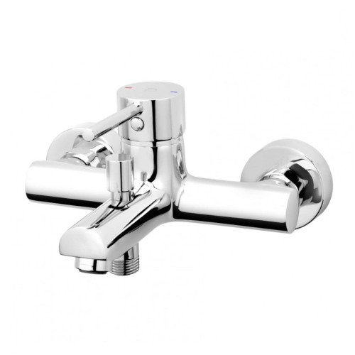 FDESIGN FLUSSO bateria wannowo-natryskowa naścienna chrom
