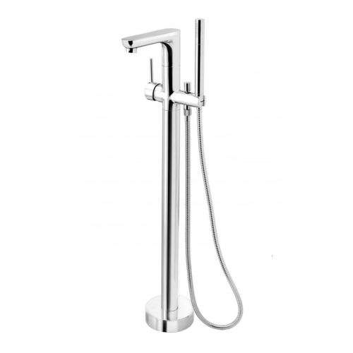 FDESIGN FLUSSO bateria wannowo-natryskowa wolnostojąca chrom