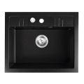 FDESIGN CARIOCA zlewozmywak granitowy, grafit 58cm