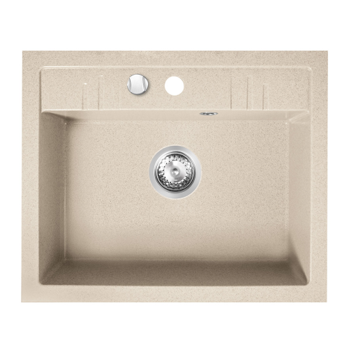 FDESIGN CARIOCA zlewozmywak granitowy, piaskowy 58cm