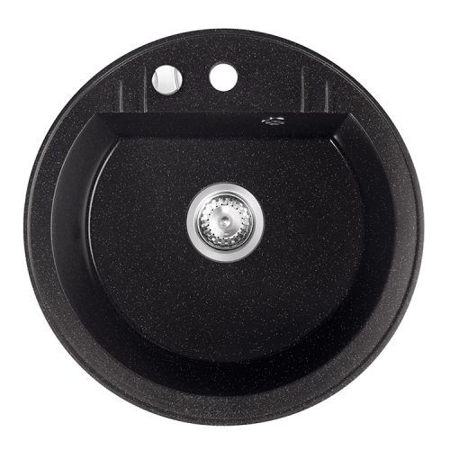 FDESIGN CARIOCA zlewozmywak granitowy, grafit 51 cm