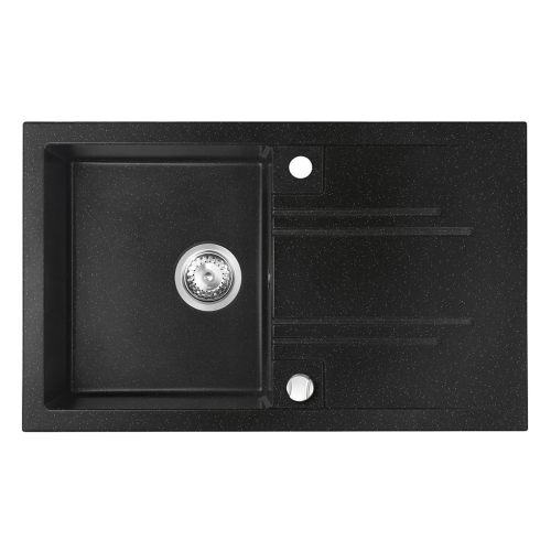 FDESIGN CARIOCA zlewozmywak granitowy, grafit shine 78cm