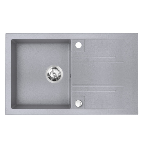 FDESIGN CARIOCA zlewozmywak granitowy, szary 78cm