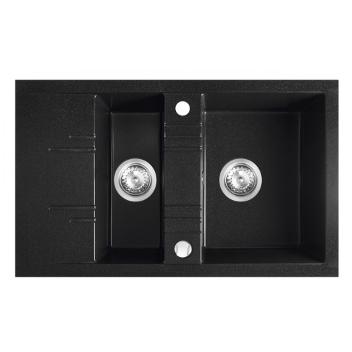 FDESIGN CARIOCA zlewozmywak granitowy, grafit 79cm