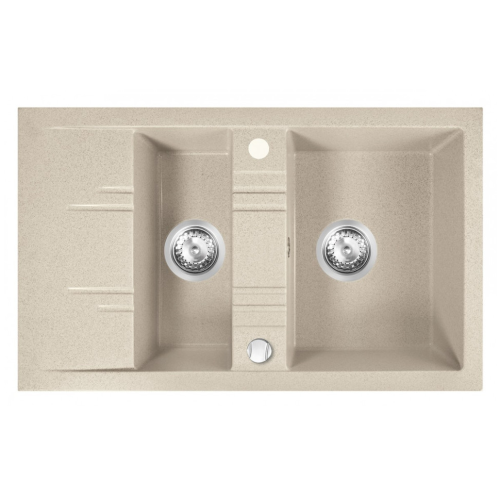 FDESIGN CARIOCA zlewozmywak granitowy, piaskowy 79cm
