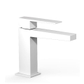 TRES SLIM EXCLUSIVE bateria umywalkowa stojąca, biały mat