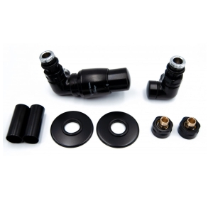 VARIO TERM VISION ALL IN ONE zestaw termostatyczny lewy, PEX, czarny mat