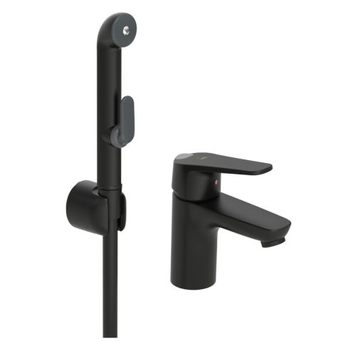 ORAS VEGA bateria umywalkowa stojąca, czarna