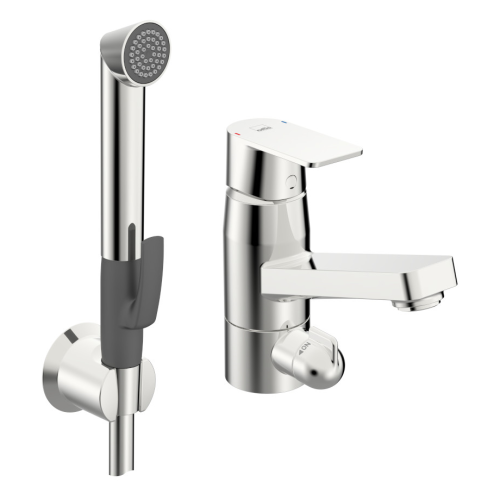 ORAS STELA bateria umywalkowa stojąca, chrom