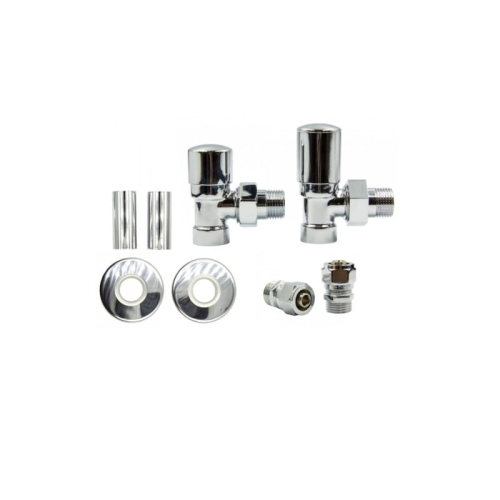 VARIO TERM Zestaw regulacyjny SWING  ALL IN ONE kątowy PEX - chrom