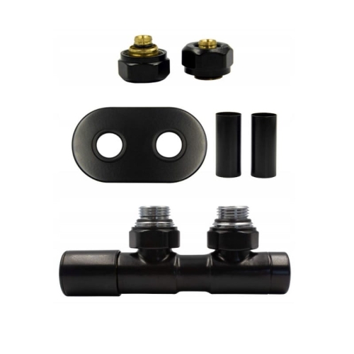 VARIO TERM Zestaw regulacyjny TWINS ALL IN ONE lewy PEX - czarny mat