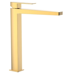 TRES SLIM EXCLUSIVE bateria umywalkowa stojąca, złota