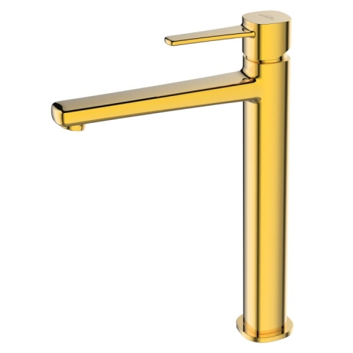 INVENA GLAMOUR bateria umywalkowa stojąca, złota