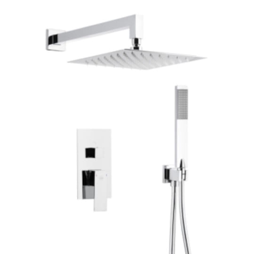 KFA LOGON zestaw natryskowy podtynkowy z deszczownicą, chrom