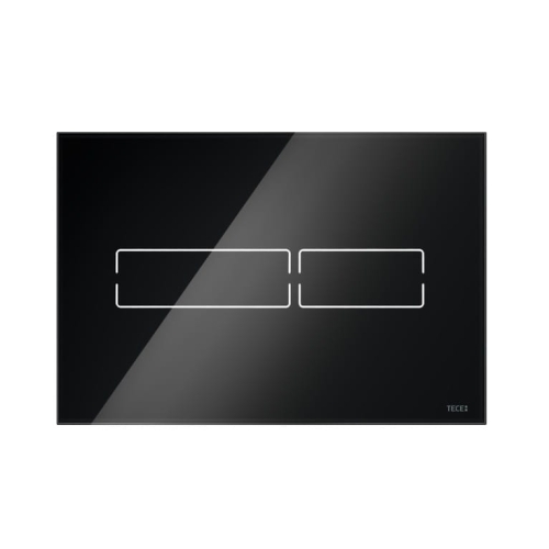 TECElux mini przycisk spłukujący z funkcją elektronicznego spłukiwania bezdotykowego, czarny