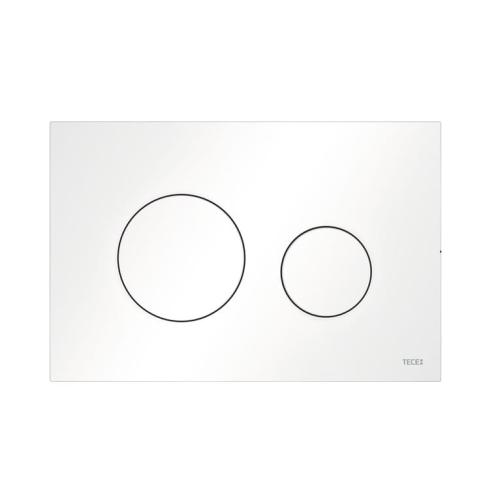 TECEloop przycisk spłukujący do WC, biały mat