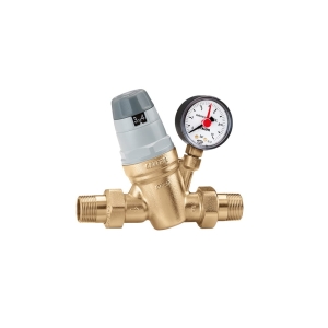 CALEFFI reduktor ciśnienia wody ze wskaźnikiem nastawy i manometrem 1"